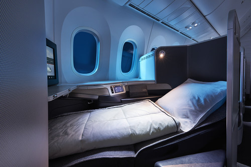 Couchette première classe d'Air Canada