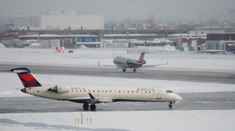 Montréal-Trudeau en hiver