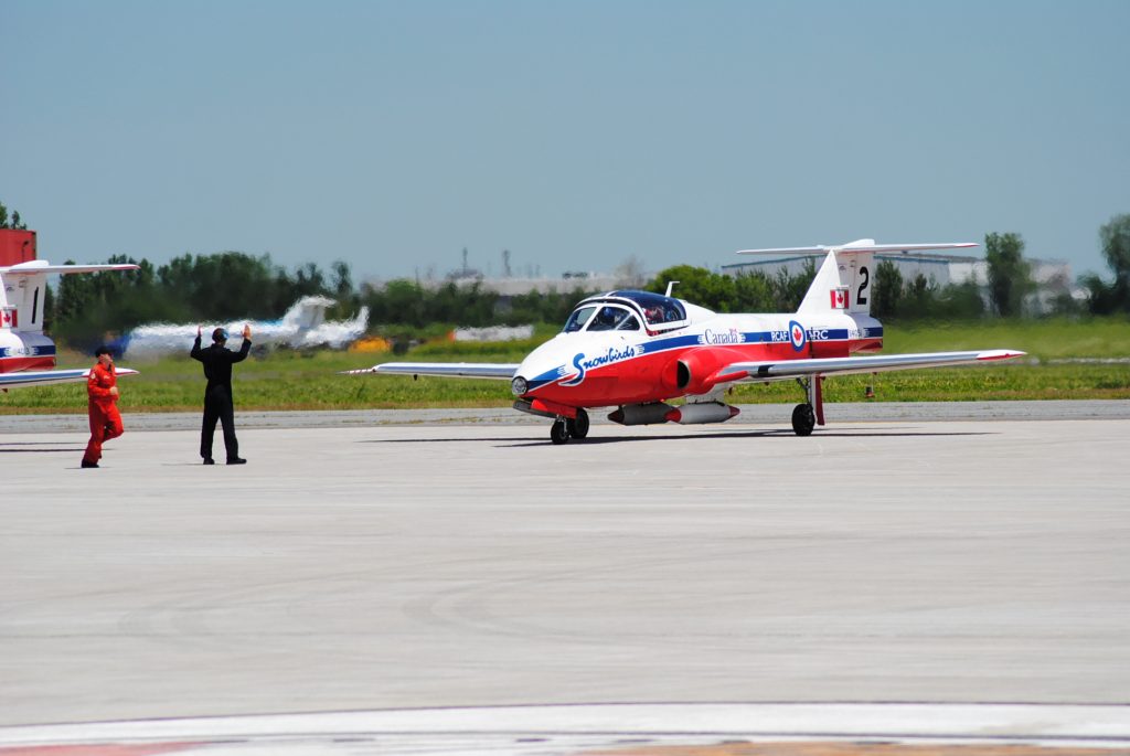 Snowbirds 2 au sol à Saint-Hubert