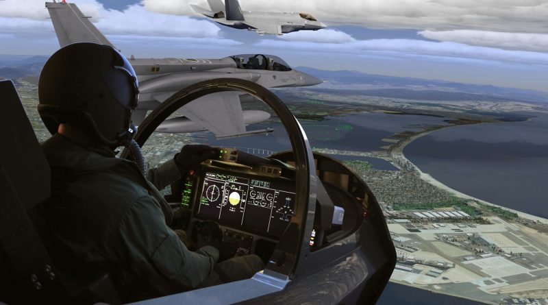 CAE Medallion e Series vue du cockpit