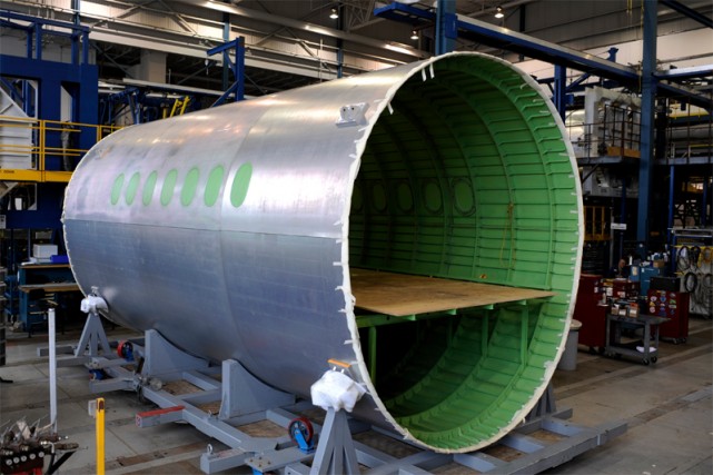 Fuselage au vert