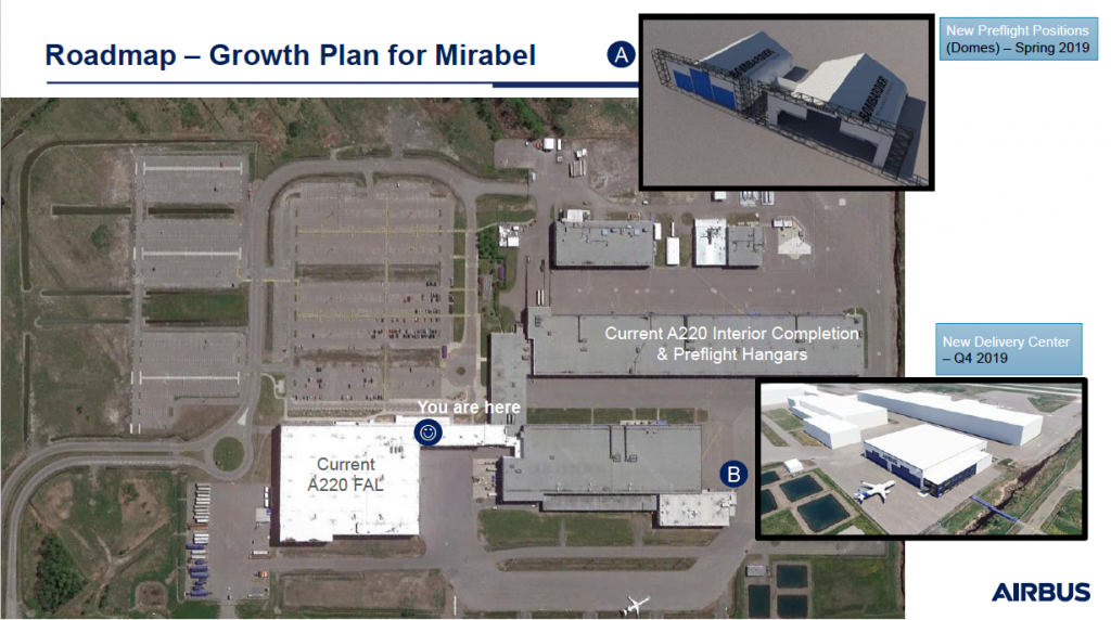 Agrandissement Airbus à Mirabel