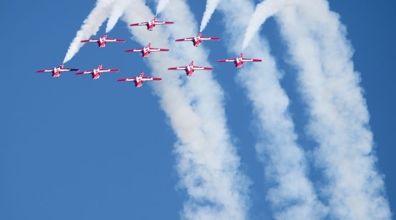 431 (AD) Squadron Snowbird practice