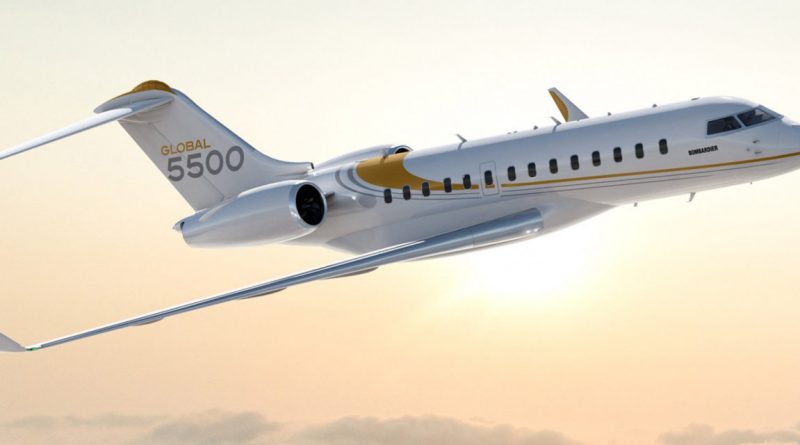 Bombardier augmente la distance franchissable du Global 5500