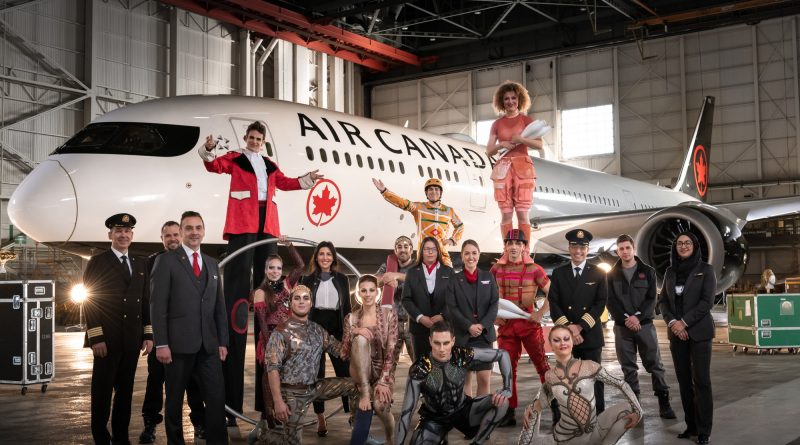 Air Canada transporteur officiel du Cirque du Soleil