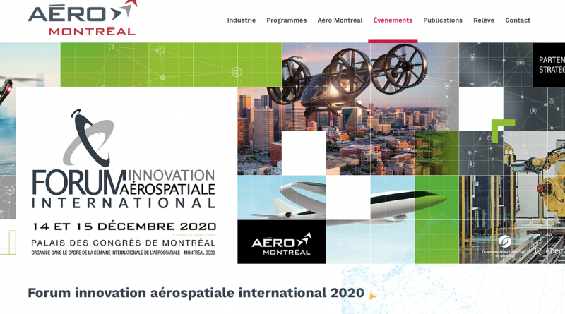 Forum Innovation aérospatiale international 2020