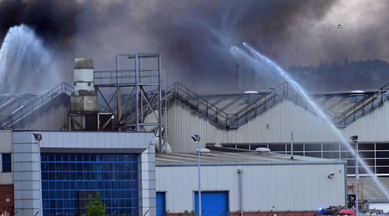 Incendie Bombardier Belfast