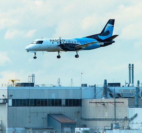 Arrivée du premier SAAB 340B de Pascan Aviation