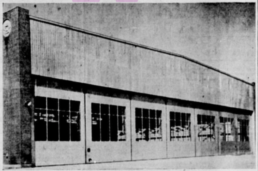 Le Hangar d'Air Canada publié dans Le Canada le 29 août. Source, les archives numériques de la Bibliothèque nationale du Québec