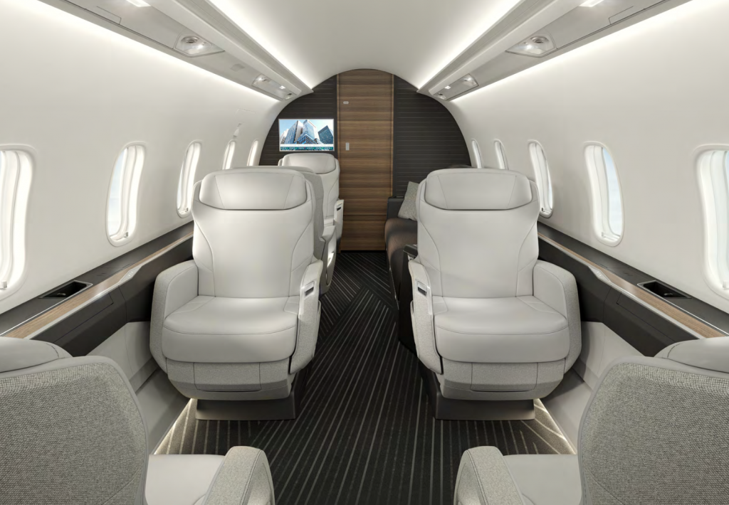 La nouvelle cabine du Challenger 3500