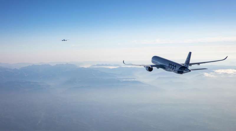 Airbus vol en formation