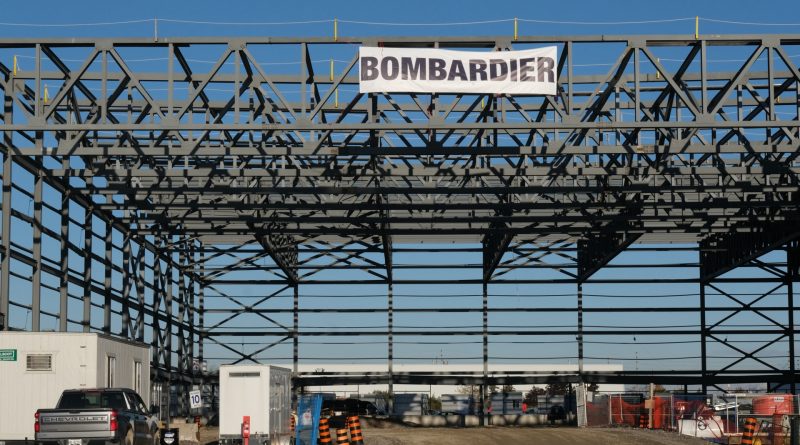 Bombardier nouvelle usine de Pearson