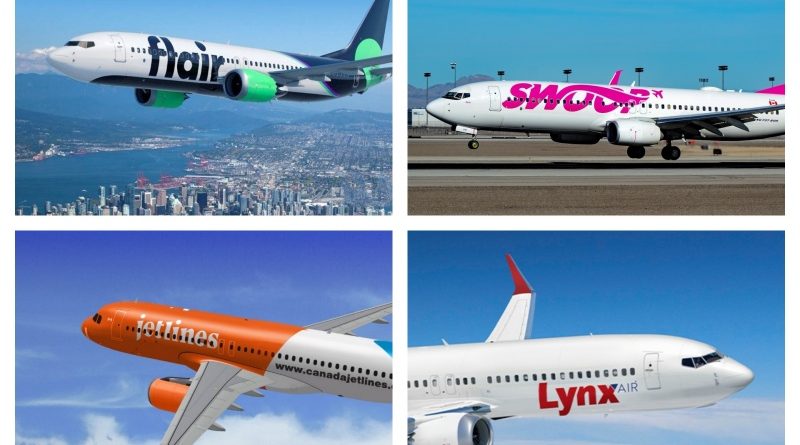 Flair, Jetlines, LynxAir et Swoop