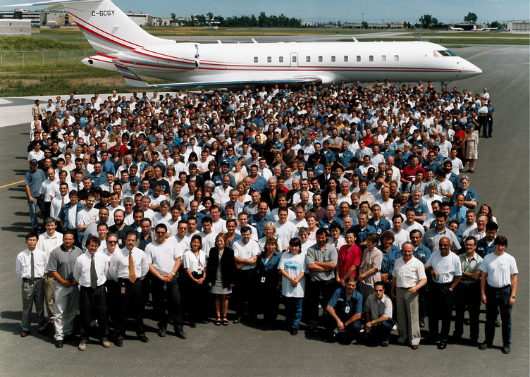 Livraison du premier GlobalExpress en 1999