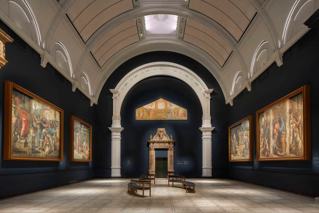 Musée Victoria et Albert, les fresques de Raphaël