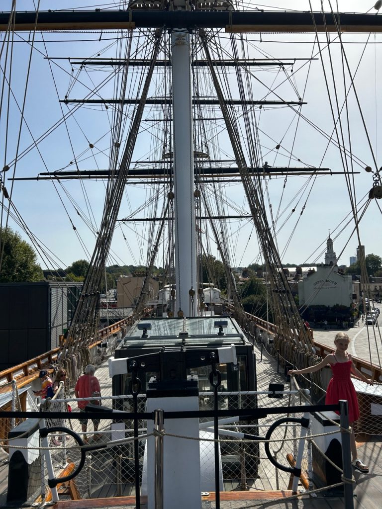 Pont supérieur du Cutty Sark