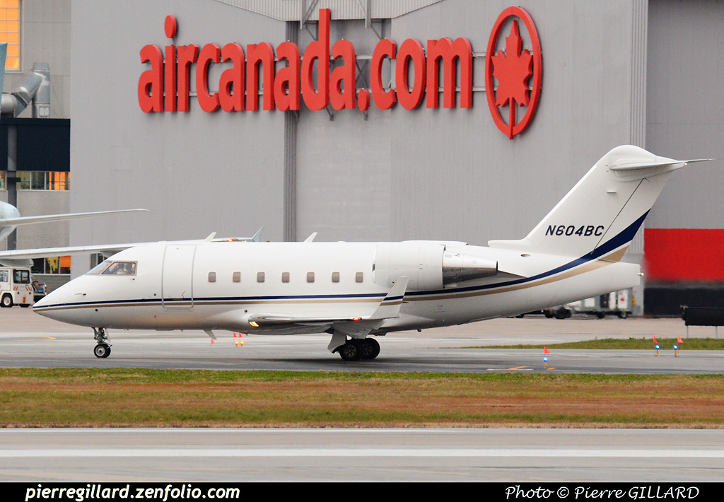 N604BC Canadair (Bombardier) CL604 Challenger (CL600-2B16) MSN 5563 - Montreal-Pierre-Elliott-Trudeau (Dorval), QC - CYUL - 03-12-2015.